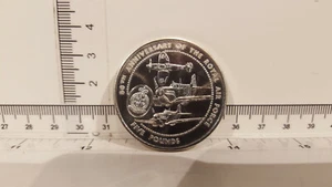 (Lote 455) Guernsey 1998 £5 cinco libras 80 aniversario de la Real Fuerza Aérea RAF - Imagen 1 de 2