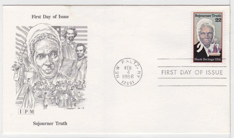 TurtlesTradingPost- Sojourner Truth 1986 #2203- FDC IPM Cachet - Image 1 of 1