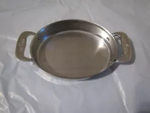 Utensilios de cocina especializados de panadería con forma ovalada gratinados de acero inoxidable de 7" todo revestido (1 pieza) - Imagen 1 de 4