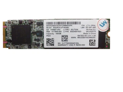 New Genuine Lenovo ThinkPad X1 Carbon 180GB SATA OPAL Solid State Drive 00JT004 - Image 1 of 2