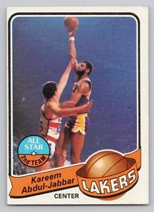 Topps Kareem 10 Abdul-Jabbar 1979 1979-80 Lakers Hof Angeles Los Vg - Picture 1 of 2