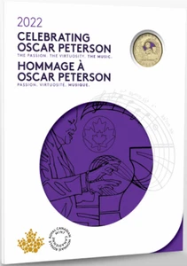 2022 Canada Celebrating Oscar Peterson keepsake collector coin set - Piano Jazz - Imagen 1 de 4