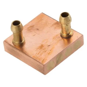 Copper Heat Sink Cooled Water Cooling Block For GPU CPU Radiator Liquid Heatsink - Picture 1 of 11