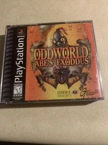 Oddworld Abe's Exoddus (Sony PlayStation 1) Complete Black Label - Mint Disc PS1 - Picture 1 of 6