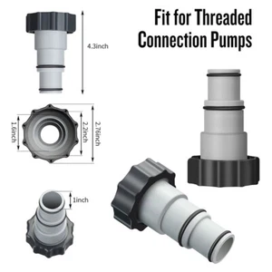 Hose Adapter Kit for Intex Fit ARU Threaded Connection Pumps Swimming Pool Parts - Picture 1 of 13