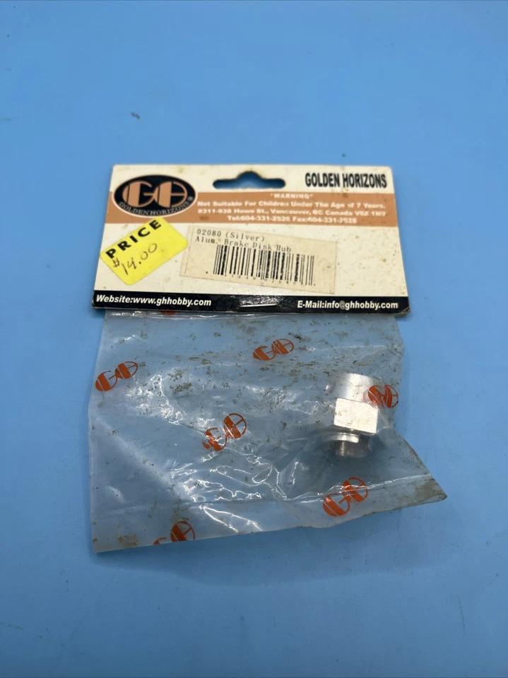 Golden Horizons RC Car Part#02080 Silver brake disk hub for HPI Savage 21/25 B36 - Image 1 of 1