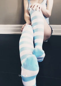 Long Loose 69" Thigh High Slouch Socks Cable Knit 51"Over The Knee 13 Colors OTK - Picture 1 of 42