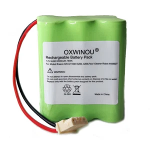 Vacuum Cleaner BATTERY iRobot Braava 320 321 Mint 4200 4205 robotic 2600mAh NEW - Picture 1 of 4