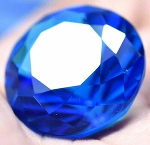 Lab Created 90.10 Ct Lustrous Blue Tanzanite GGL Certified Sparkling AAA+ Gem - Picture 1 of 5