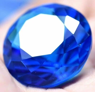 Lab Created 55.65 Ct Lustrous Blue Tanzanite GGL Certified Sparkling AAA+ Gem - Image 1 of 4