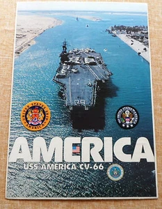 EE. UU. Póster America CV-66, envío a Estados Unidos, 1981, 21,74 x 30,75 pulgadas - Imagen 1 de 10