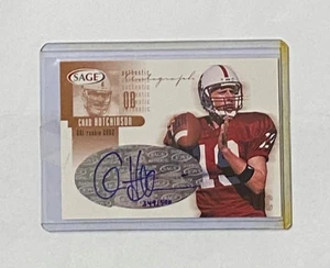 Autógrafos Sage 2002 bronce #A22 Chad Hutchinson #/500 Dallas Cowboys Stanford - Imagen 1 de 1