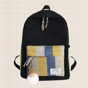 Mochila de lona para computadora portátil Mochila de lona para senderismo Mochila de lona - Imagen 1 de 11