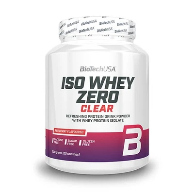 (53,80 EUR/kg) Biotech USA Iso Whey Zero Clear Protein laktosefrei 500g Dose
