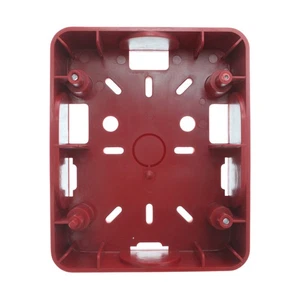 BOSCH GSB SURFACE MOUNT ALARM DEVICE BACK-BOX, RED, PLASTIC, 1/2-INCH KO'S - Picture 1 of 4