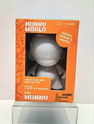 Munny World Crea tu propio arte en vinilo mini juguete Kidrobot caja de botín exclusivo NUEVO Foto 1 de 4