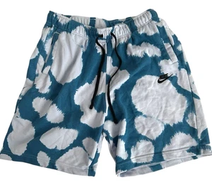 Nike Herren L Sportswear Essentials Batik French Terry Shorts blau weiß Wolken - Bild 1 von 8