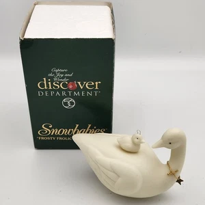 Dept 56 Snowbabies Frosty Frolic Friends 2000 Goose Christmas Ornament 69504 - Picture 1 of 4