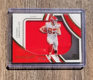 Travis Kelce 2022 Clearly Immaculate Collection 37 /49 Chiefs CIJ-TKE - Picture 1 of 2