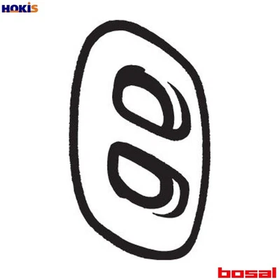 SISTEMA DE ESCAPE TIRA DE GOMA 255-729 PARA OPEL COMBO/Caja/Cuerpo/MPV 17XD/D 1,7 L Foto 1 de 4