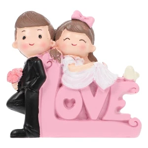 Vorschlag Dekoration Liebhaber Harz für Valentinstag Ornament Paar Statuen - Bild 1 von 12