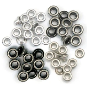 We R Memory Keepers Cool Metal Eyelets 60pc - Picture 1 of 1