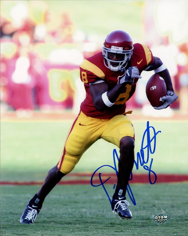 Lote de 100 fotos firmadas por Dwayne Jarrett de 8x10 USC Trojans DJ Holo Foto 1 de 1