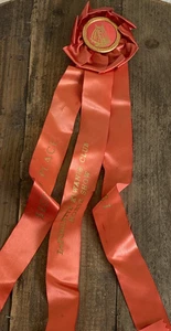 LaFollette Kiwanis Club Horse Show Rosettenband Auszeichnung Reitsport rot 1971 - Bild 1 von 6