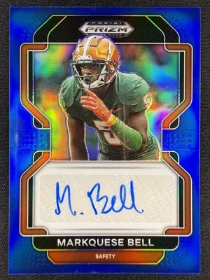 2023 Panini Prizm Draft Picks #RA-MBE Markquese Bell Autograph Blue /149 - Image 1 of 2