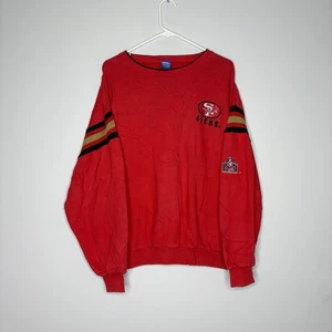 Vintage 90s San Francisco 49ers Vintage Sweatshirt NFL Football Pro Player Sz L - Picture 1 of 6