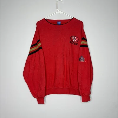 Vintage 90s San Francisco 49ers Vintage Sweatshirt NFL Football Pro Player Sz L - Image 1 of 4