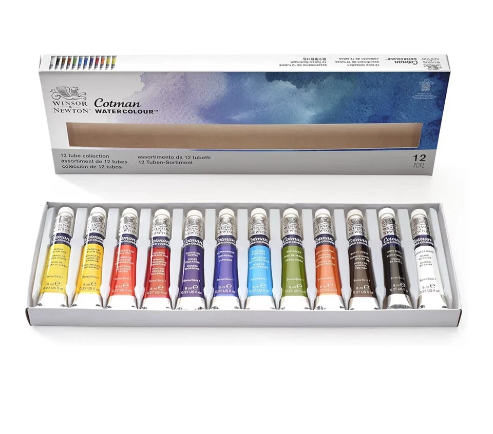 Winsor & Newton Cotman Watercolour 12 Tube Collection