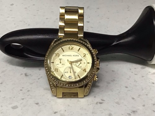 Orologio Michael Kors Donna MK5166 Pave Cronografo Tono Oro Quarzo 10 ATM 111012