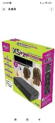 Digiquest Mini Decoder Digitale Terrestre XSD2.1,DVB-T2, Nero (M4E)+HDMI+Batteri - Immagine 1 di 4