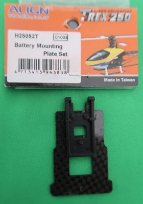 Align TREX250 Battery Mount Plate Set H25052T, Pre-assembled, RC Helicopter Part - Image 1 of 4