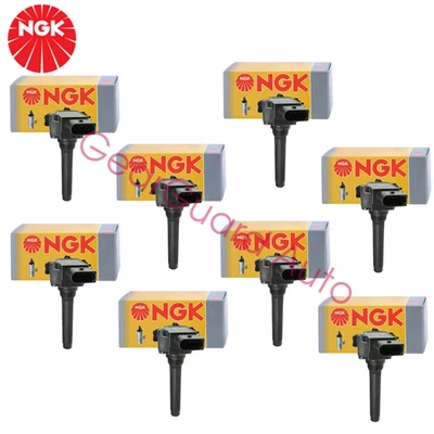 NGK 079905110J Ignition Coil 8x OEM For Audi Bentley 4.0T V8 Engines EA824 EA825 - Изображение 1 из 4