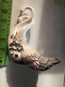 Vinitage Capodimonte Schwan Figur Porzellan Sammlerstück - Bild 1 von 8