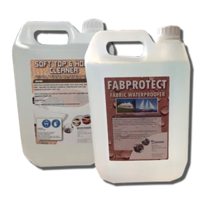Soft Top Fabric Hood Canvas Convertible Cleaner and Waterproofer - 5 Litre Pack - Picture 1 of 1