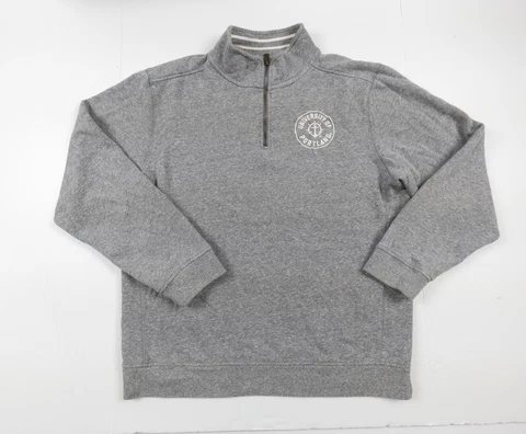 University of Portland Sweatshirt Adult XLarge Gray 1/4 Zip Pullover College Cover