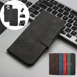 For iPhone 16 15 Plus 14 13Pro Max Magnetic Leather Case Phone Slim Cover - Picture 1 of 15