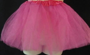 Tutú de tul hecho a mano rosa oscuro para niñas talla grande - Imagen 1 de 4