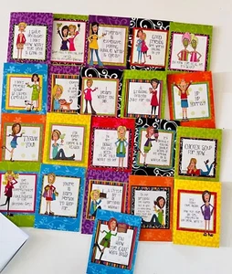 Tina Ledbetter Grußkarten 21 Künstler sortiert NEU Danke Freund Get Well Hi - Bild 1 von 14