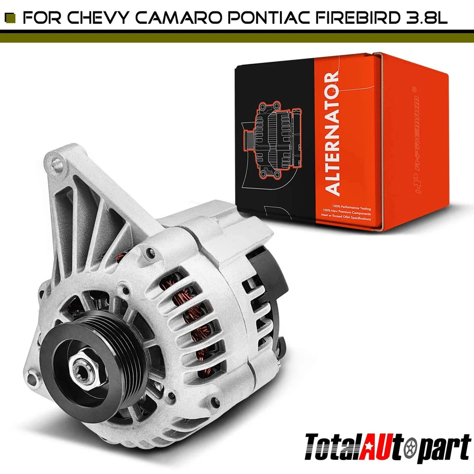 Alternador para Chevrolet Camaro Pontiac Firebird 2000-2002 V6 3,8 L 105A 12 V CW Foto 1 de 4