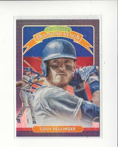 2020 Donruss Holo Blue #3 Cody Bellinger DK Dodgers