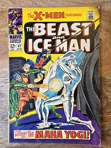 "Uncanny" X-men #47, 1968 Featuring Beast And Iceman - Picture 1 of 7