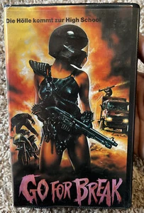 Go For Break (Go For Broke) German ATLANTA VIDEO SERVICES vhs tape *PAL* Rare - Picture 1 of 8