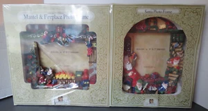 Grandeur Noel 2 pack Mantel & Fireplace Photo Frame Santa Photo Frame Holds 5x7s - Picture 1 of 14