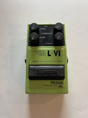 Pedal de guitarra Guyatone PS-035 Limiter Compressor Pro L-VI raro vintage MIJ Japón Foto 1 de 4
