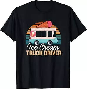Ice Cream Truck Driver Summer Popsicle Lover Sweet Tooth Gift Unisex T-Shirt - Picture 1 of 3