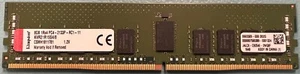 Kingston KVR21R15S4/8 8 GB DDR4-2133 PC4-17000 RDIMM RAM server - Foto 1 di 1